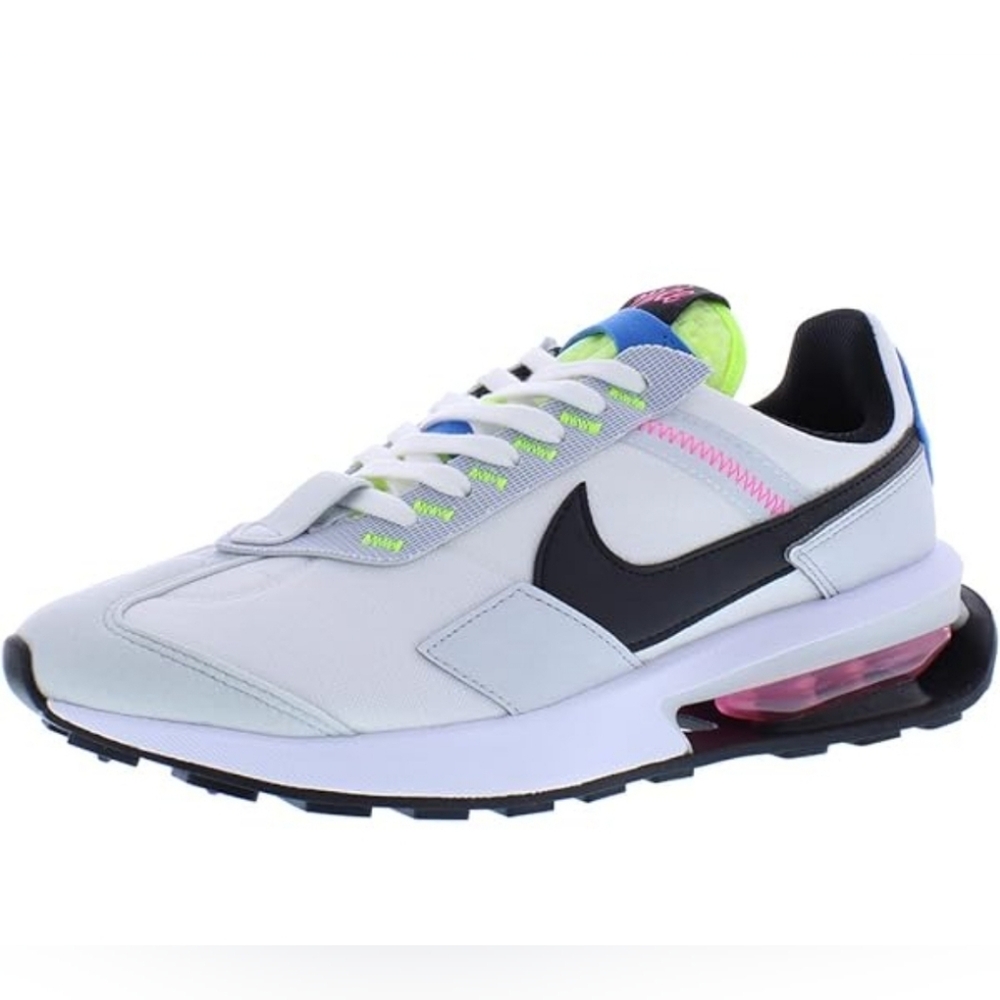 Nike Air Max Pre-Day White Pure Platinum Volt Sneakers Men 11.5 Or Women 13